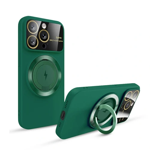 Silicon Magsafe Case with Stand for Apple iPhone 15 Pro